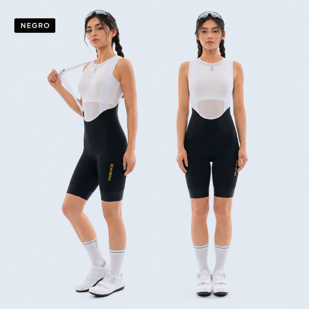 Calza Corta con Tirantes C881 Inbike Mujer