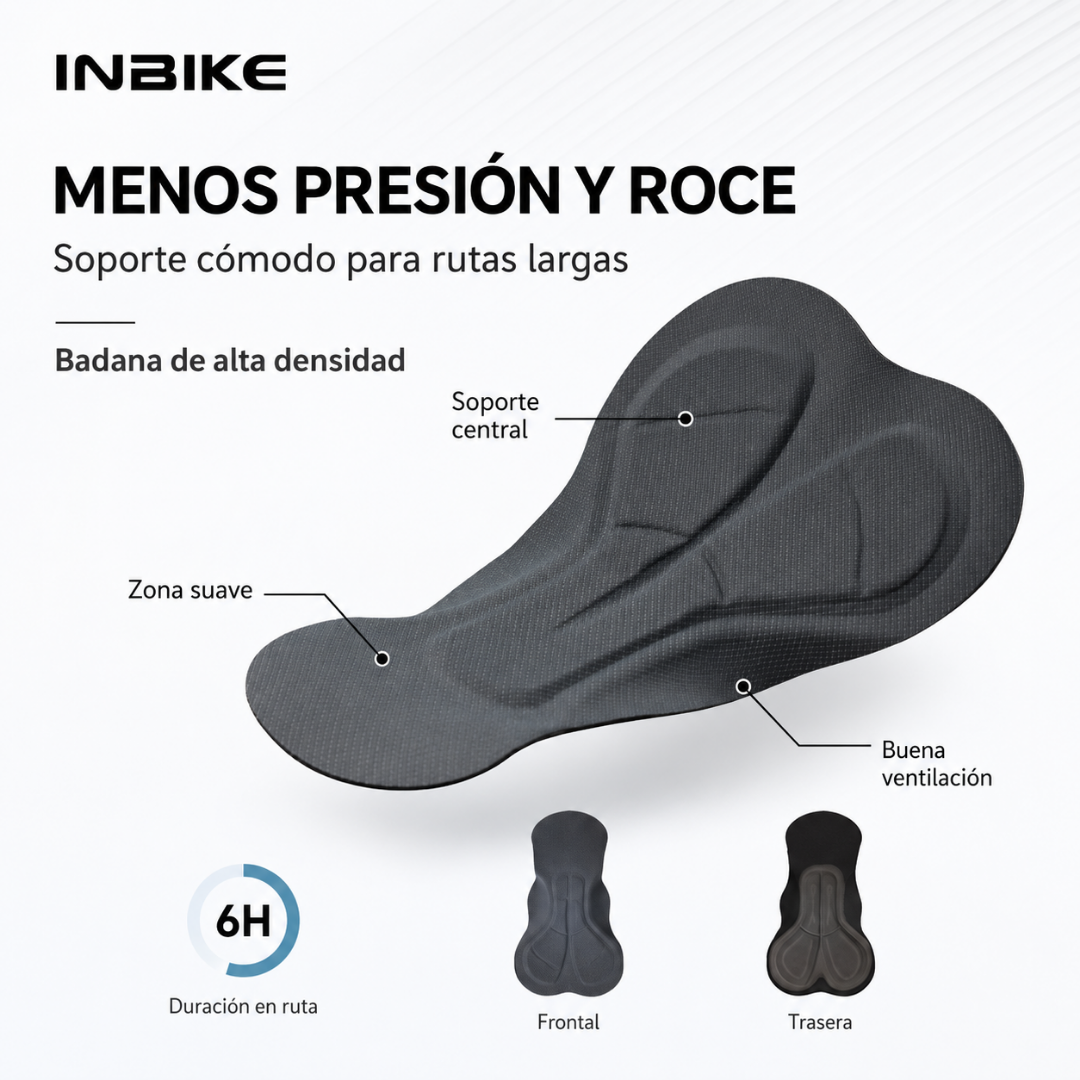 Calza Corta con Tirantes C881 Inbike Mujer