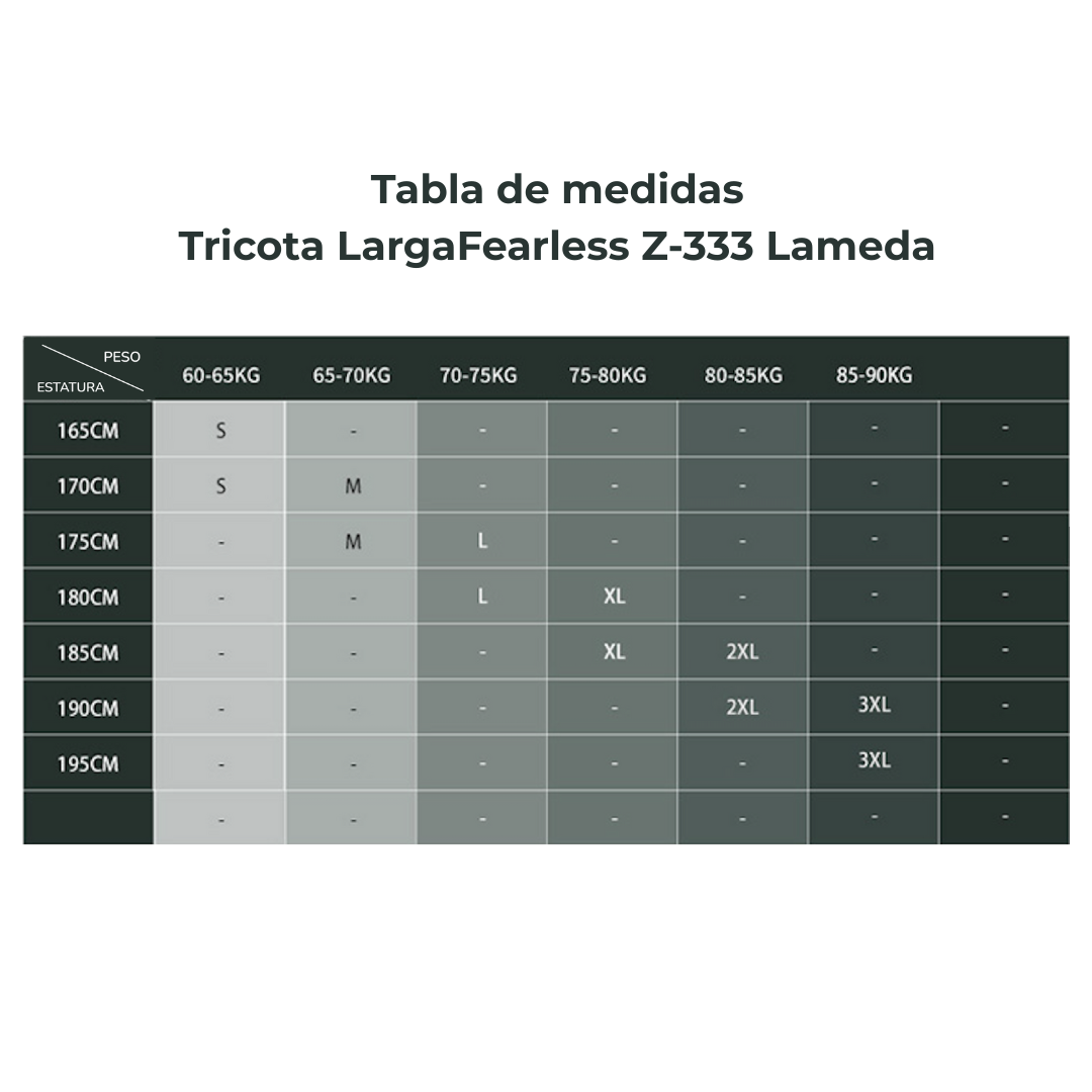 Tricota Larga Fearless Z-333 Lameda