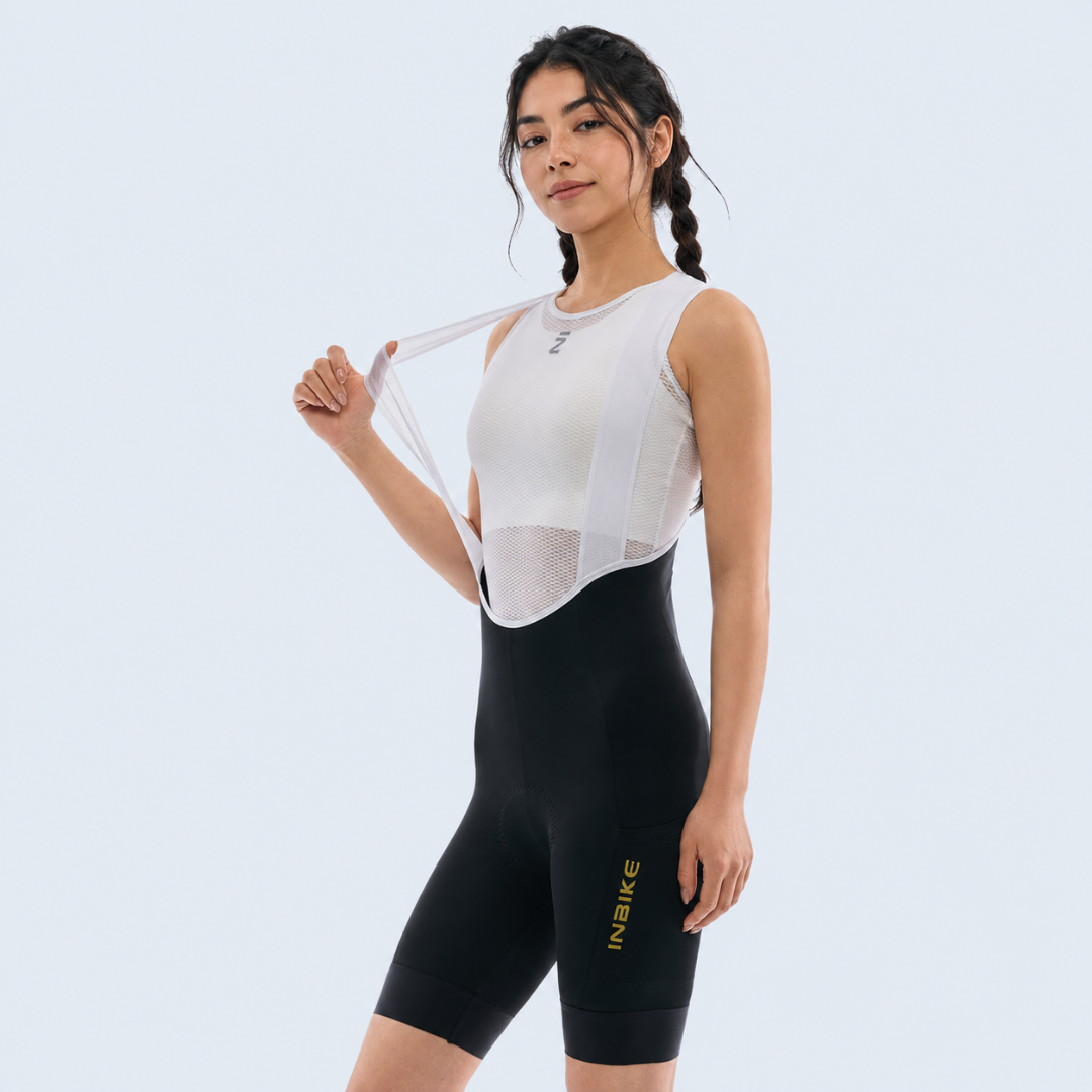 Calza Corta con Tirantes C881 Inbike Mujer