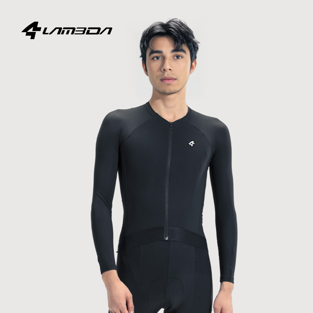 Tricota ciclismo larga Azure Z-273 LAMEDA