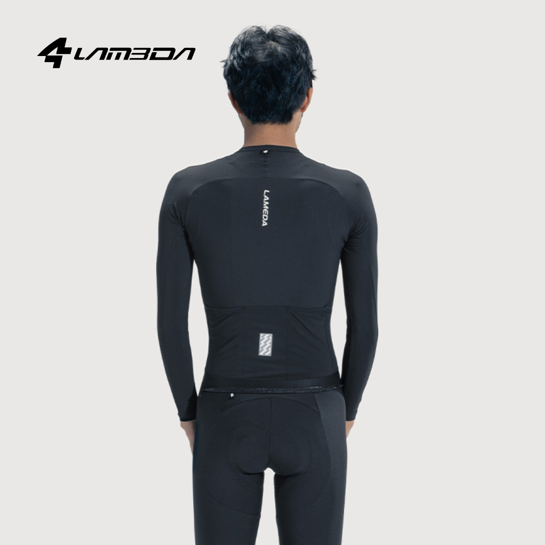 Tricota ciclismo larga Azure Z-273 LAMEDA