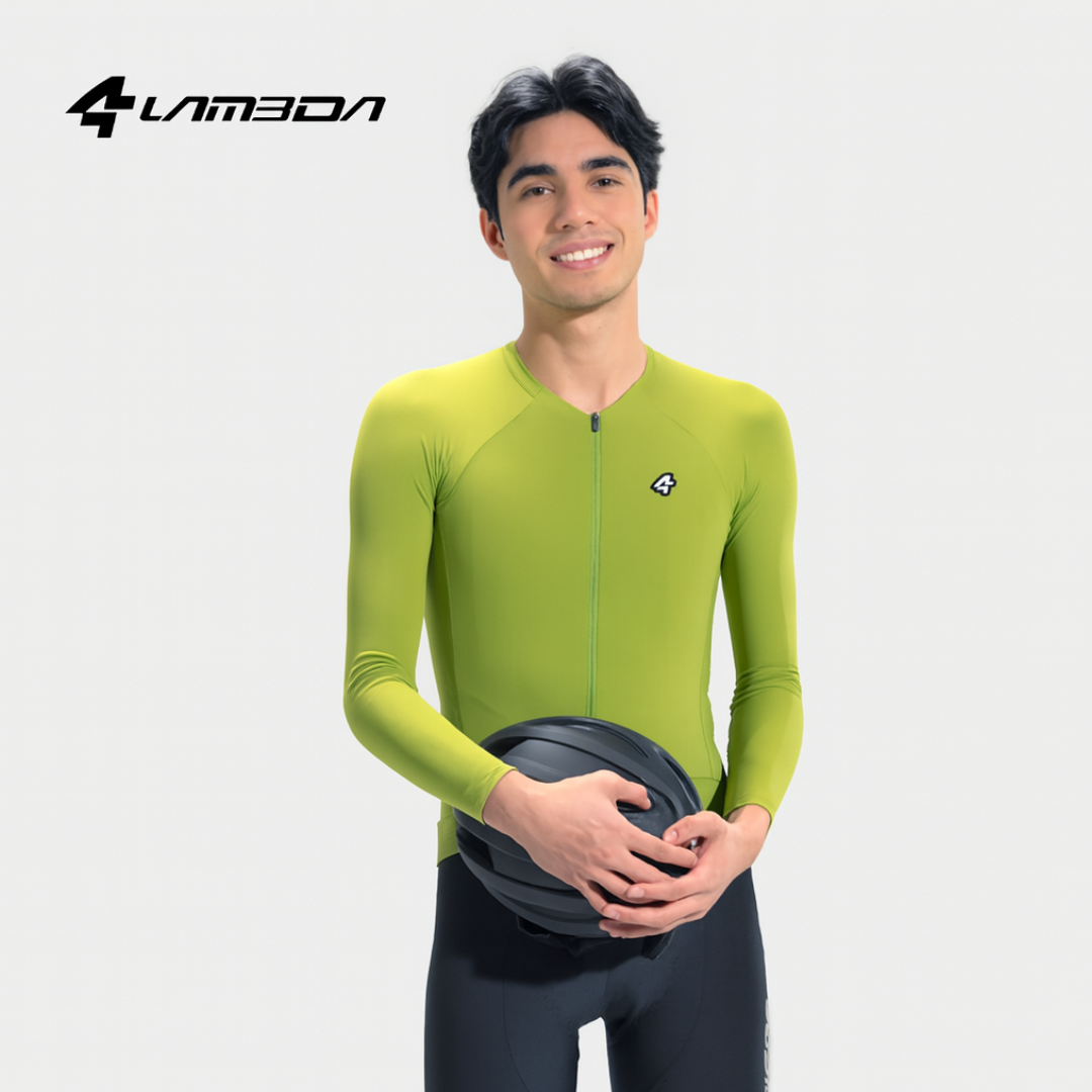 Tricota ciclismo larga Azure Z-273 LAMEDA