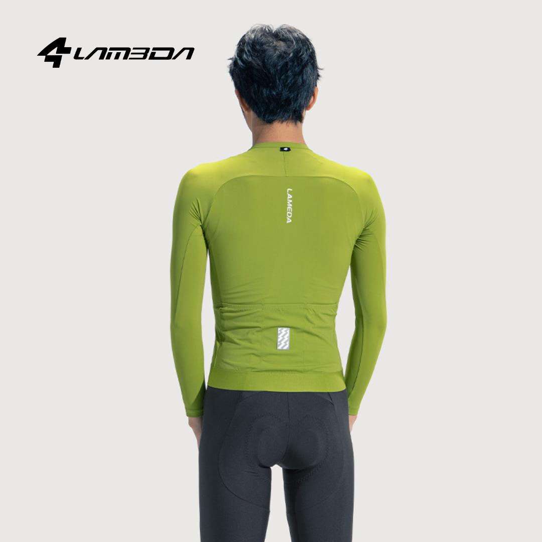 Tricota ciclismo larga Azure Z-273 LAMEDA
