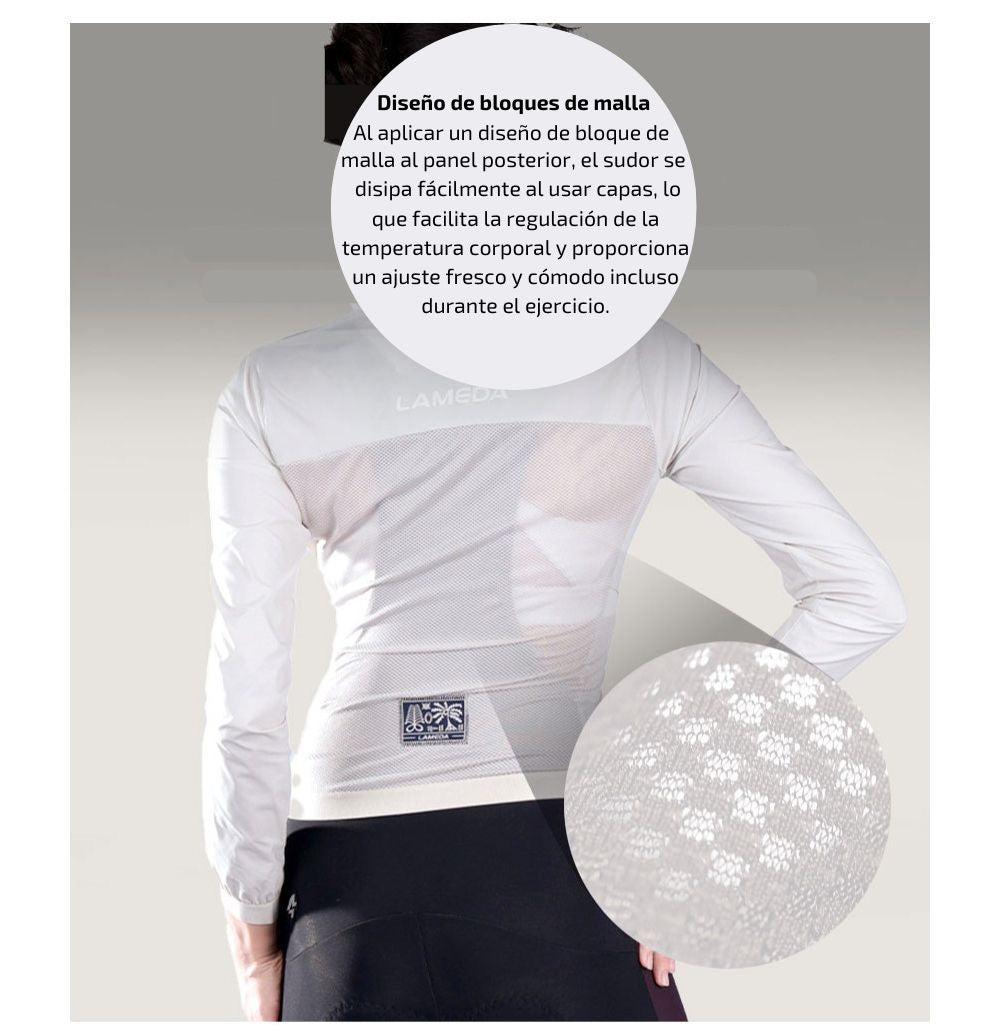 Cortaviento manga larga BETA Z414 Mujer Lameda