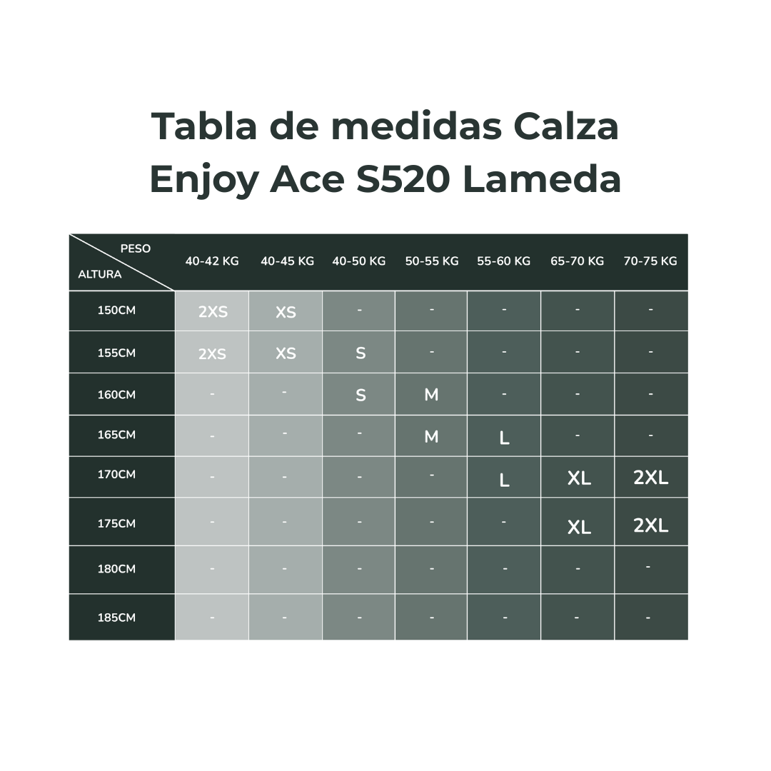 Calzas Enjoy Ace S520 Lameda Mujer