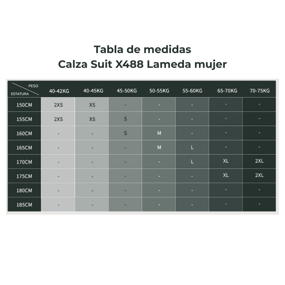 Calza Suit X488 Lameda Mujer