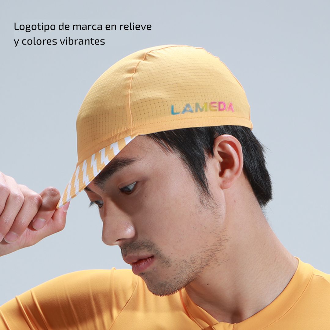 Cap Gorro ciclismo Lightning Yellow x327 Lameda