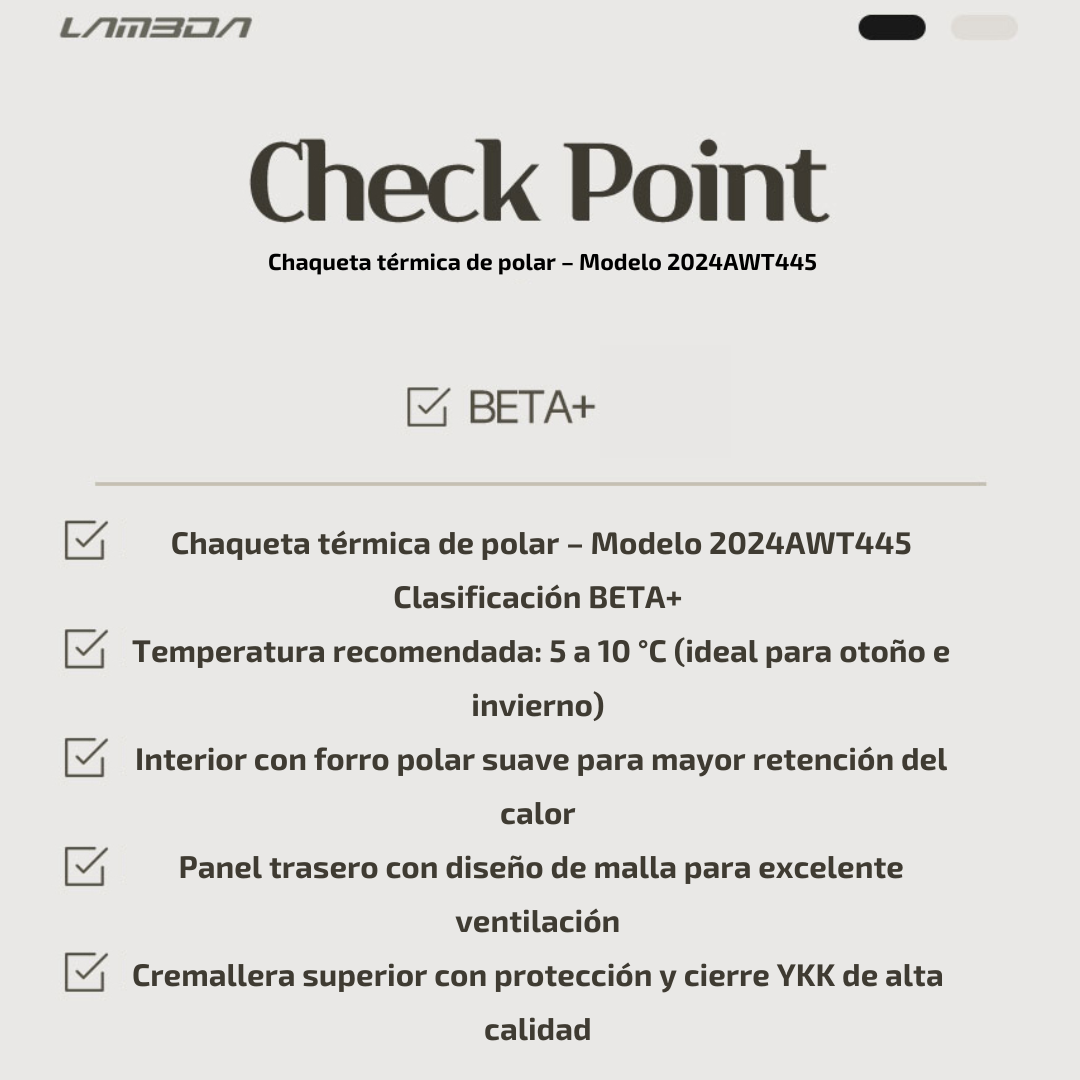 Chaqueta térmica invierno Royal T445 Lameda