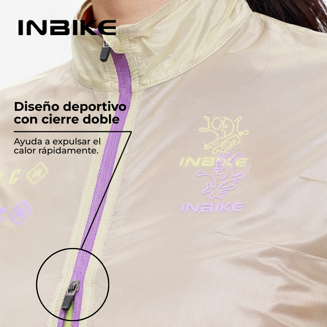 Cortaviento largo mujer X746 Inbike