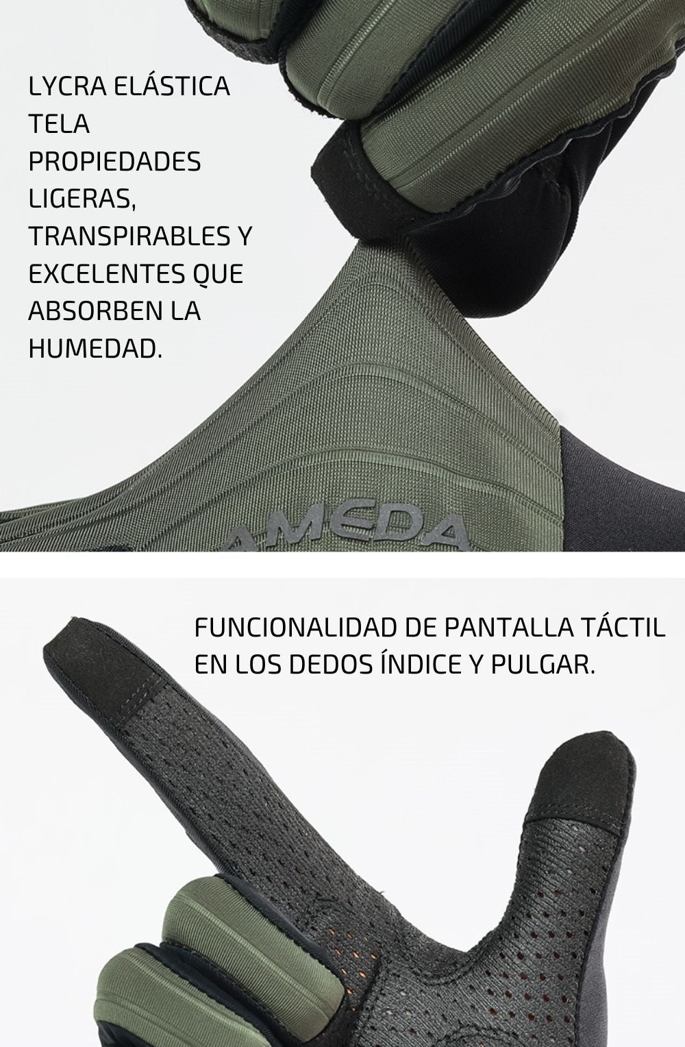 Guantes Largos de ciclismo 2049 LAMEDA