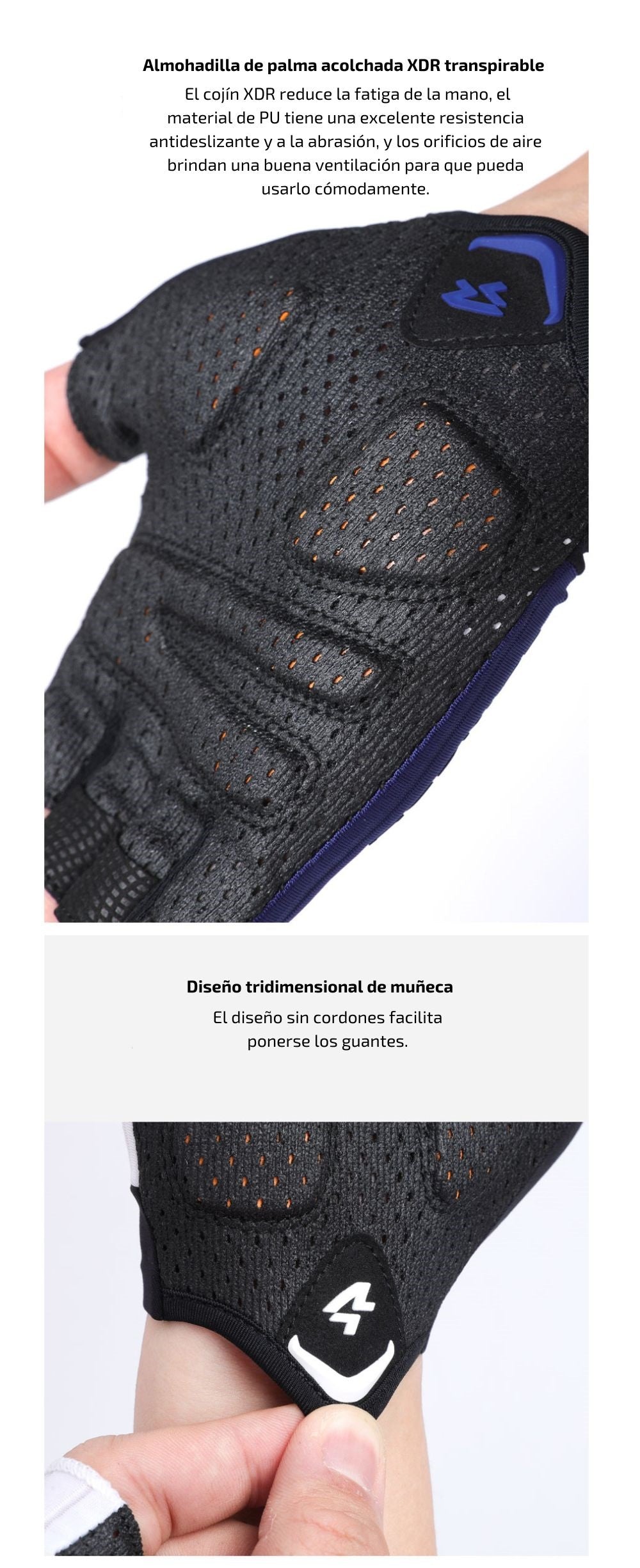 Guantes cortos de ciclismo 2039 LAMEDA