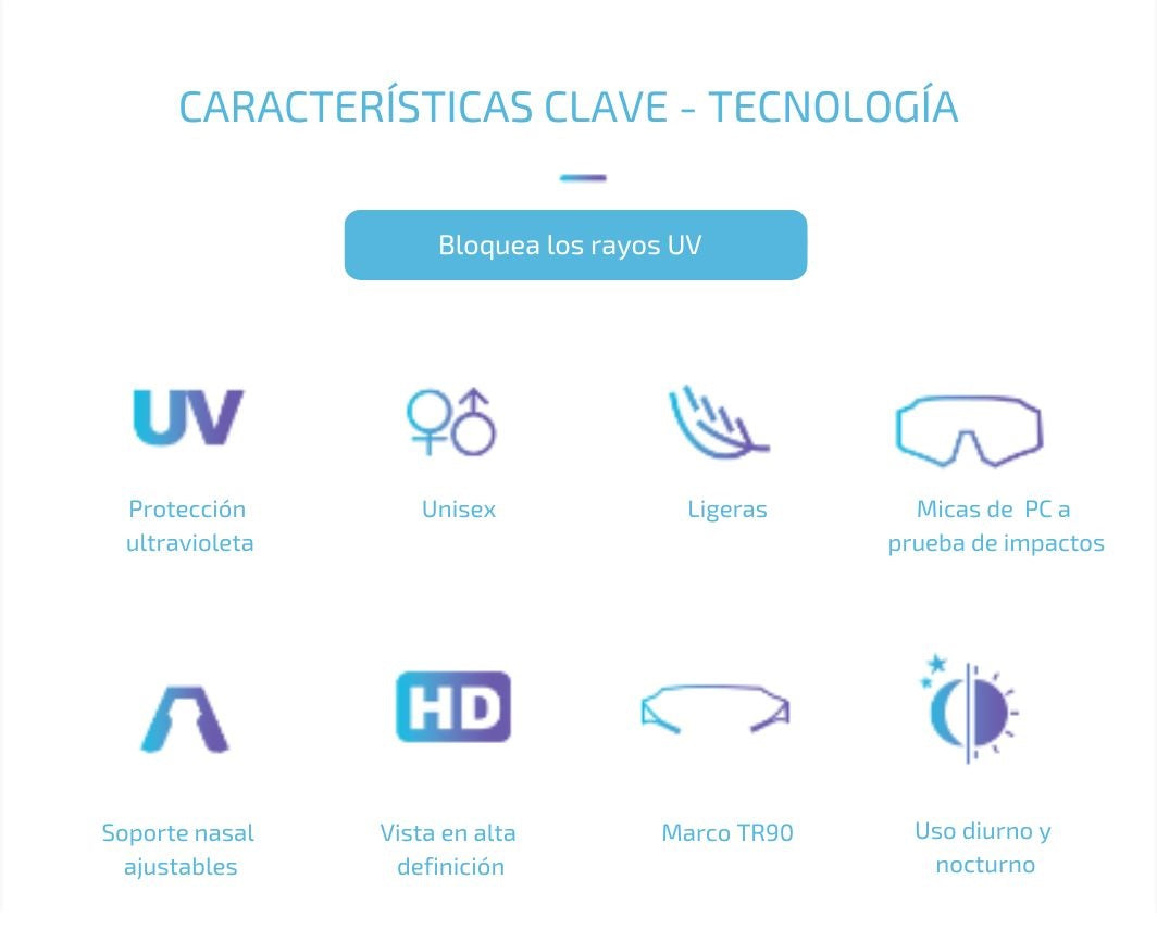 Lentes Fotocromáticos Anti-empañantes RS100 Lameda