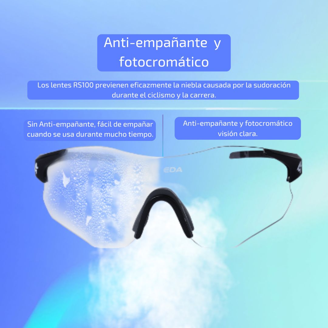 Lentes Fotocromáticos Anti-empañantes RS100 Lameda
