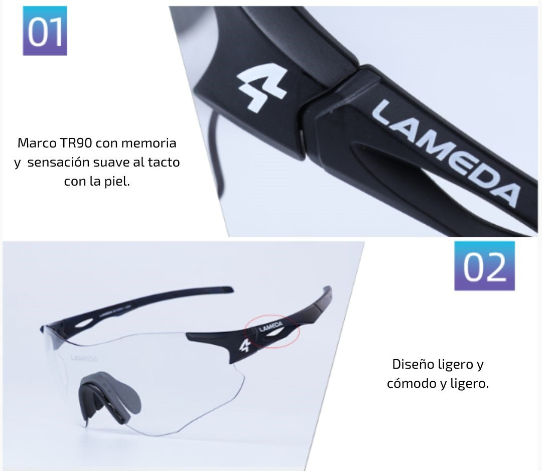 Lentes Fotocromáticos Anti-empañantes RS100 Lameda