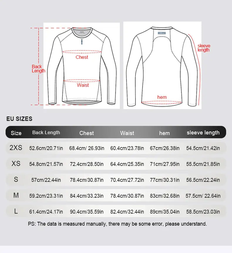 Primera capa manga larga X096 Base Layer inbike MUJER