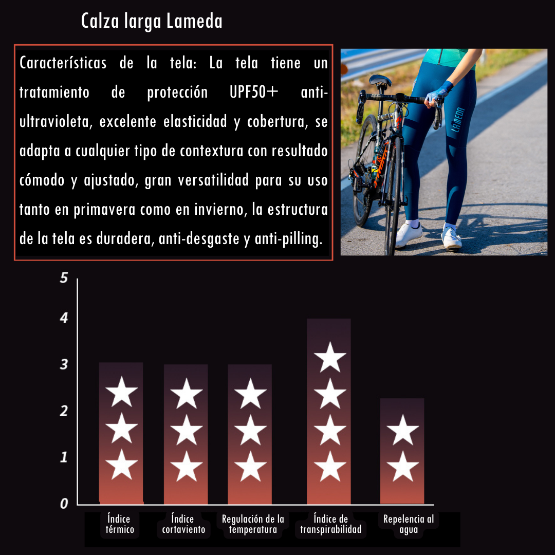 Calza Larga Shiny Z554 Lameda Mujer
