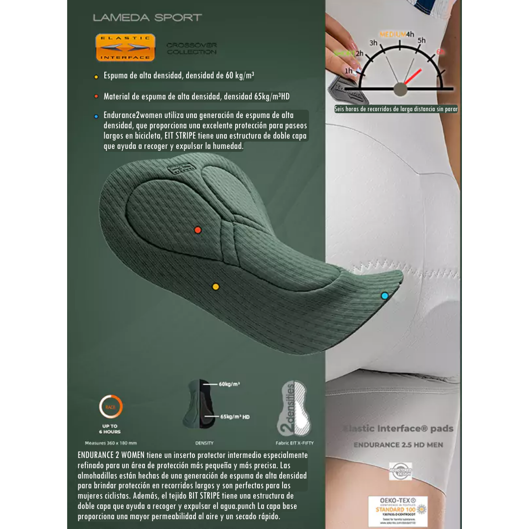 Calza Feather Z158 Lameda Mujer