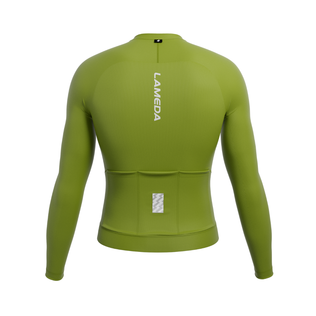 Tricota ciclismo larga Azure Z-273 LAMEDA