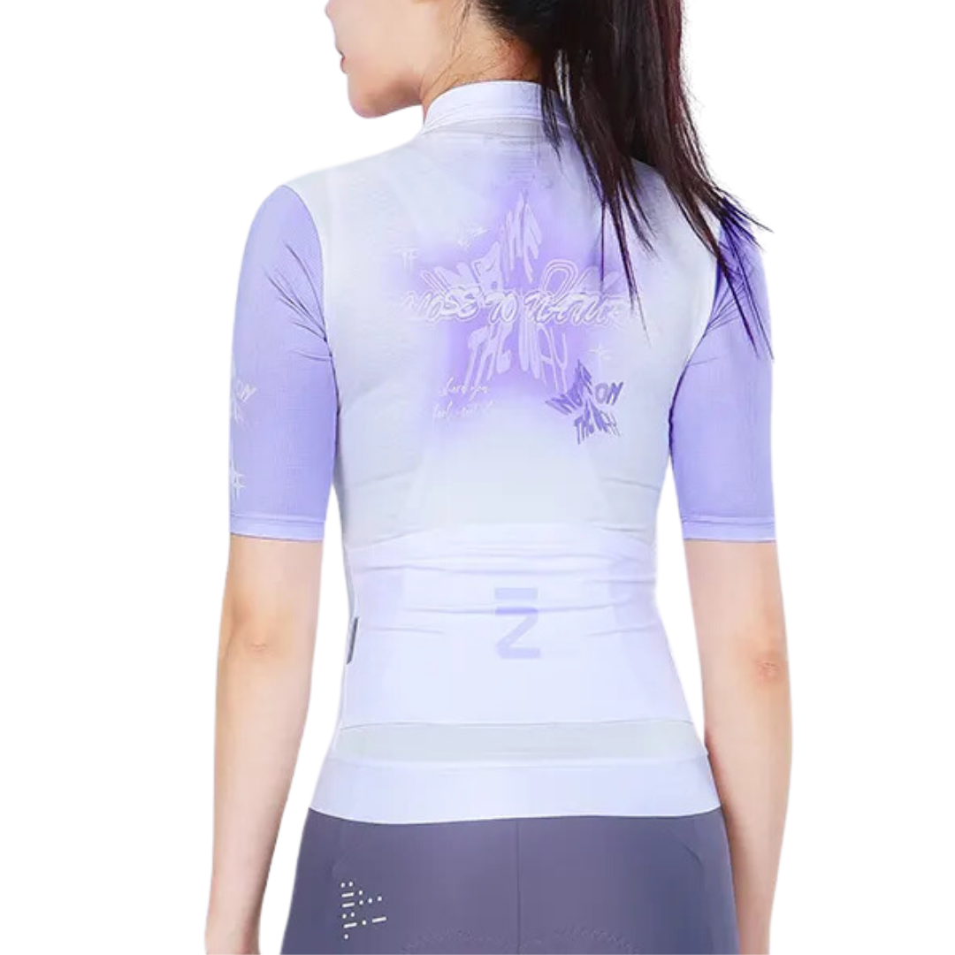 Tricota corta Brook X346 InBike Purple Mujer