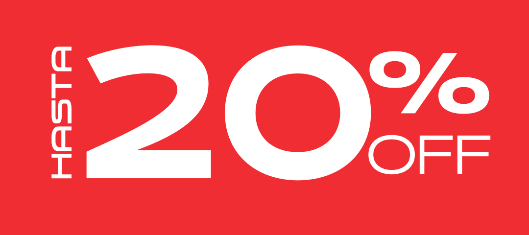 Hasta 20% OFF