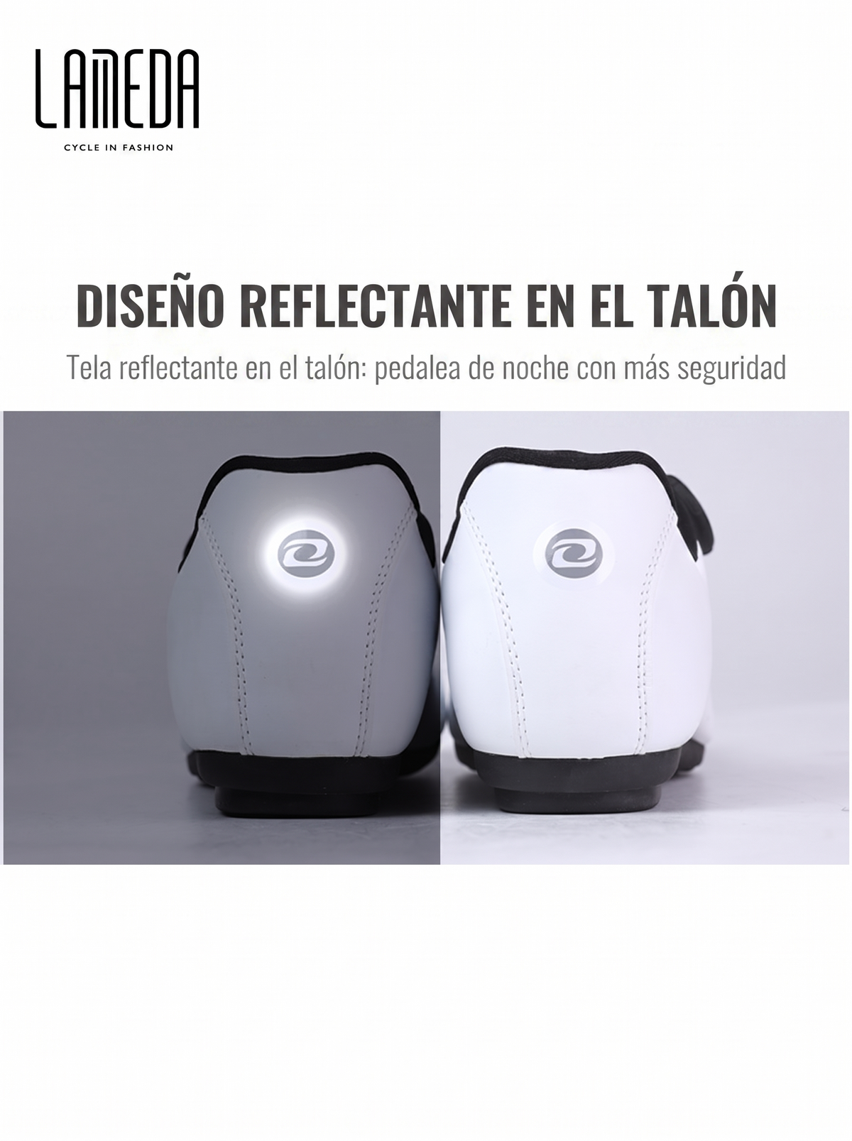 zapatos ciclismo ES-01G suela de goma Lameda ENTREGA SOLO EN TIENDA FÍSICA