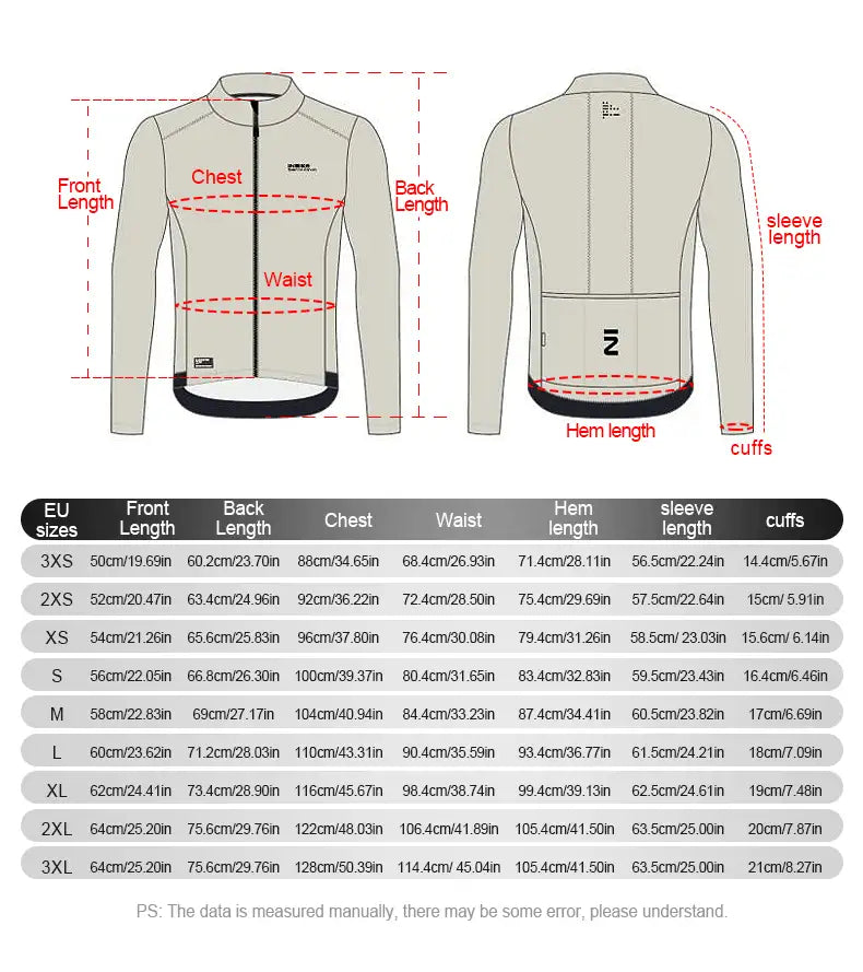 Tricota larga térmica invierno Shiny X102 Inbike Unisex