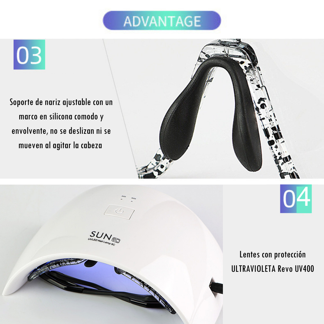 Lentes Polarizados LS-450 White Lameda