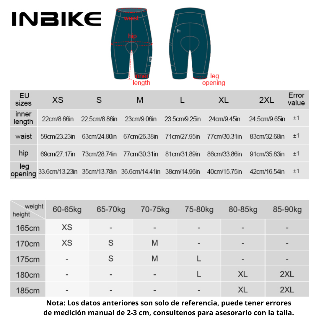 Calza short pocket torrent X312 Inbike