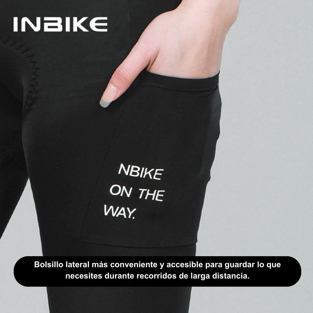 Calza short pocket river X310 Inbike mujer