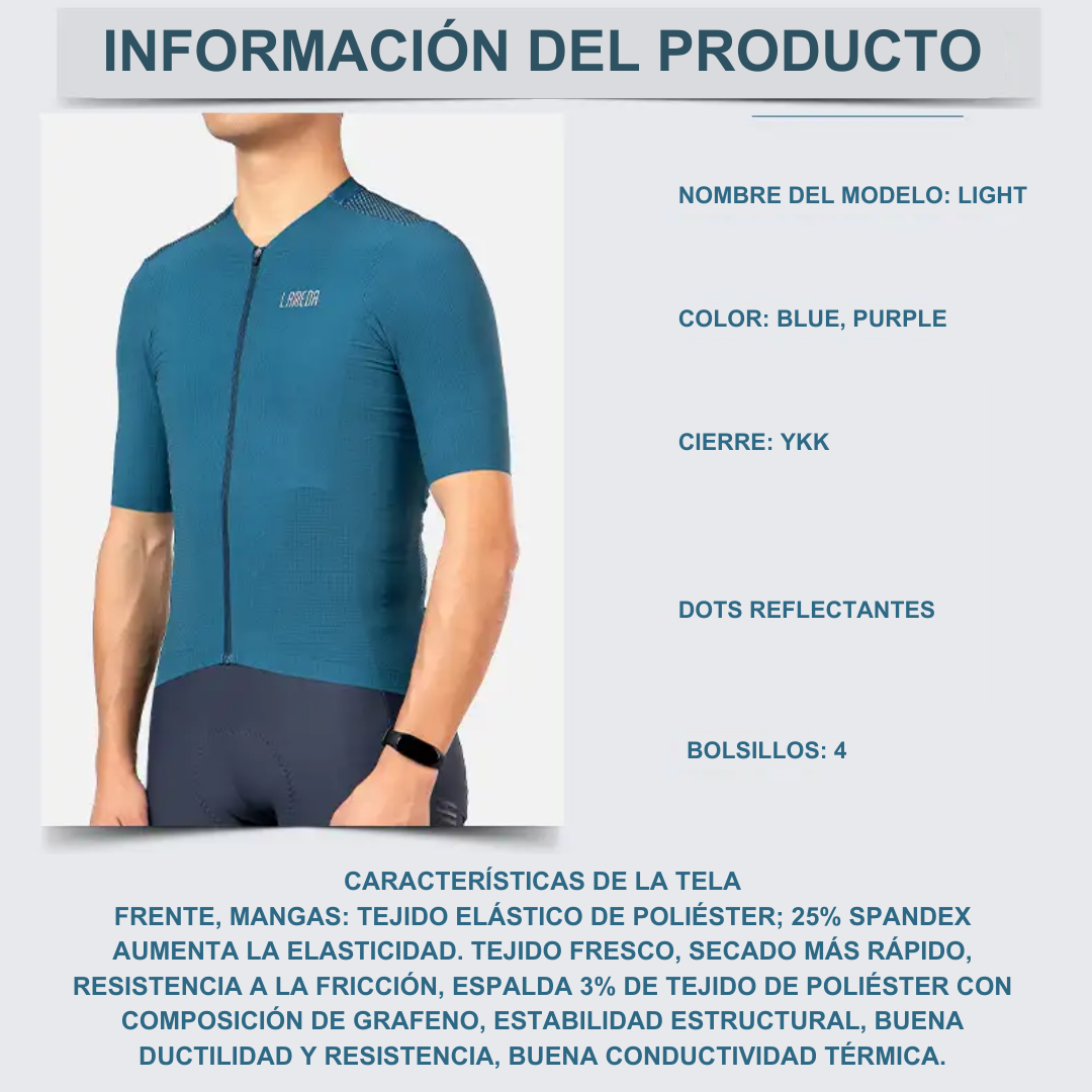 Tricota ciclismo corta Pro Light z122 LAMEDA