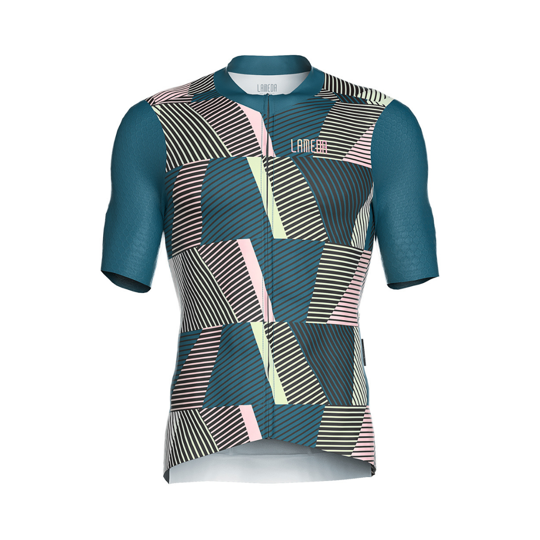 Tricota corta Flame blue-stripe Z135 LAMEDA