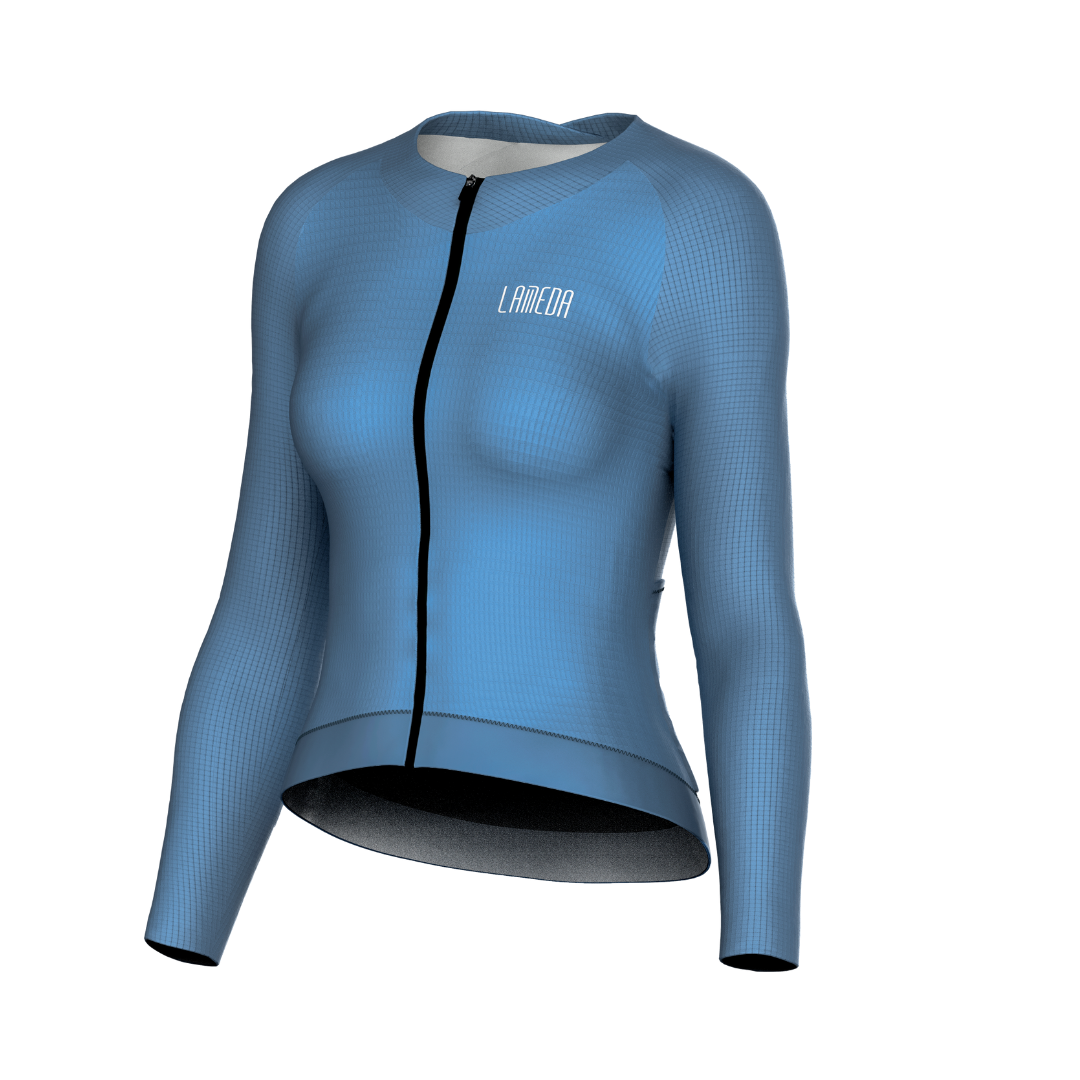 Tricota ciclismo larga Neon SZ108 LAMEDA MUJER