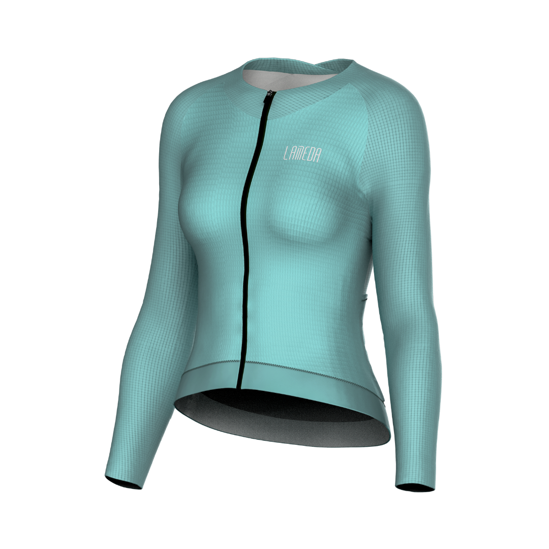 Tricota ciclismo larga Neon SZ108 LAMEDA MUJER