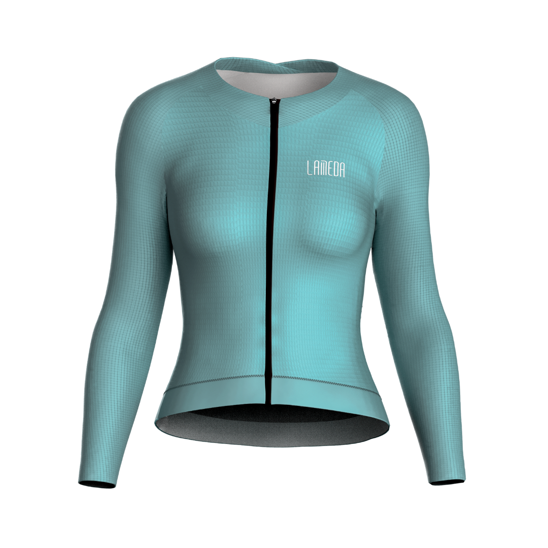 Tricota ciclismo larga Neon SZ108 LAMEDA MUJER