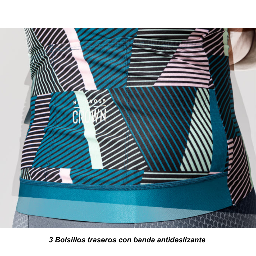 Tricota corta Flame blue-stripe Z135 LAMEDA