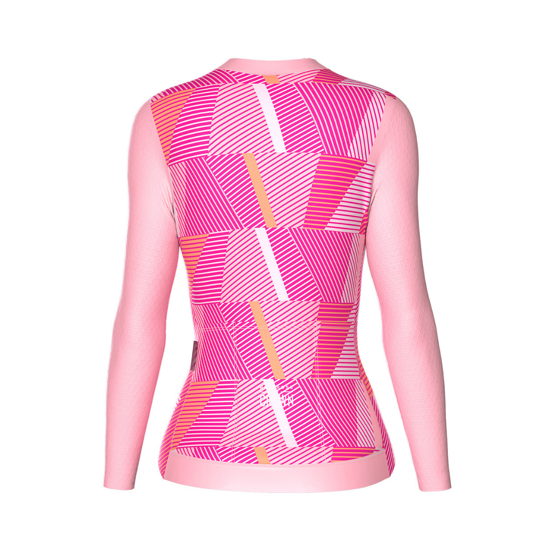 Tricota larga Flame Z136 pink LAMEDA mujer