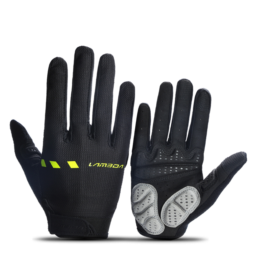 Guantes Largos 6059 Black Green Lameda