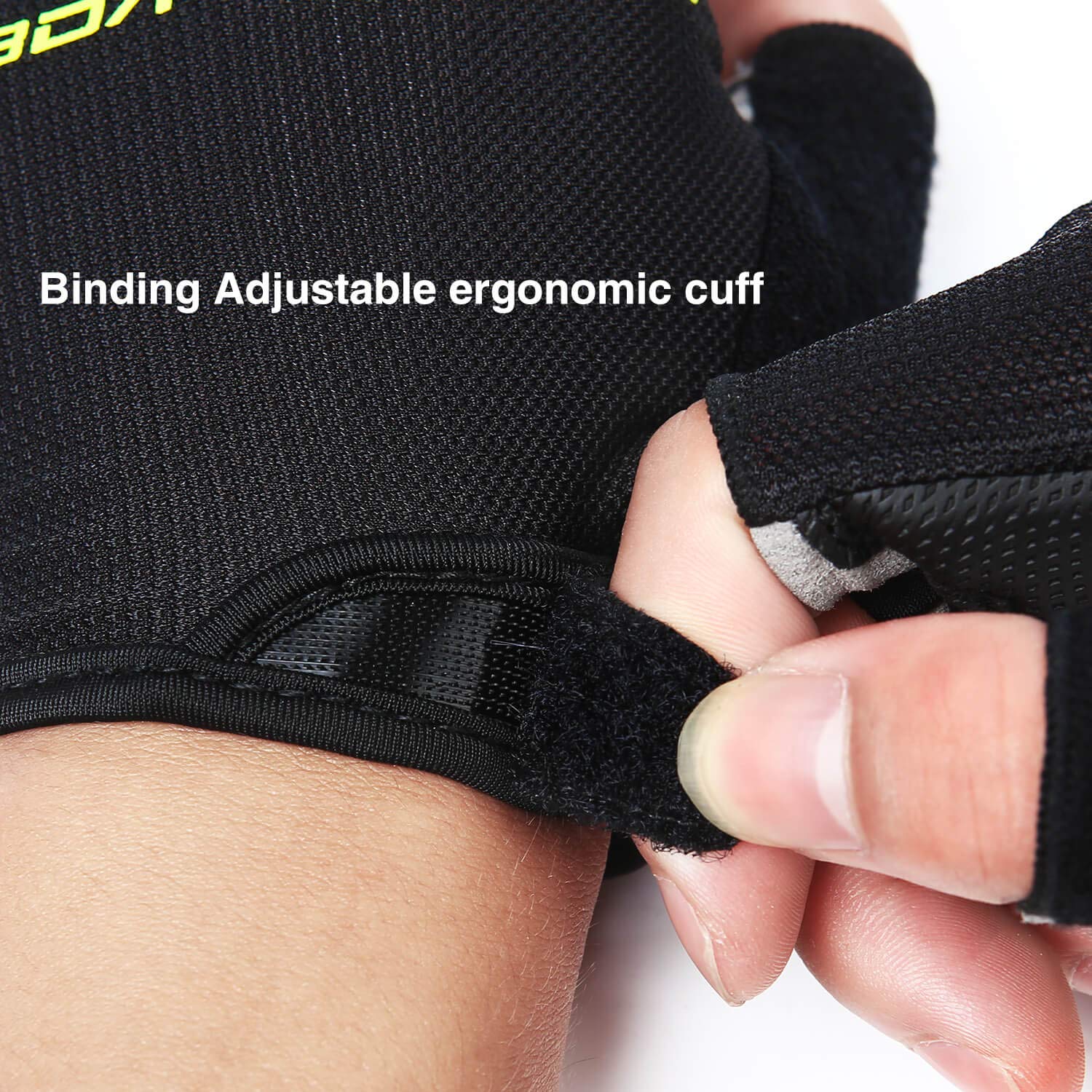 Guantes Largos 6059 Black Green Lameda