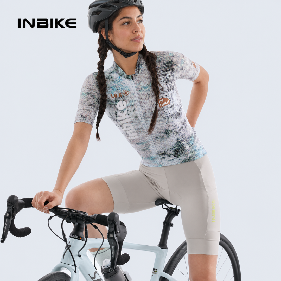 Calza Corta con Tirantes C881 Inbike Mujer