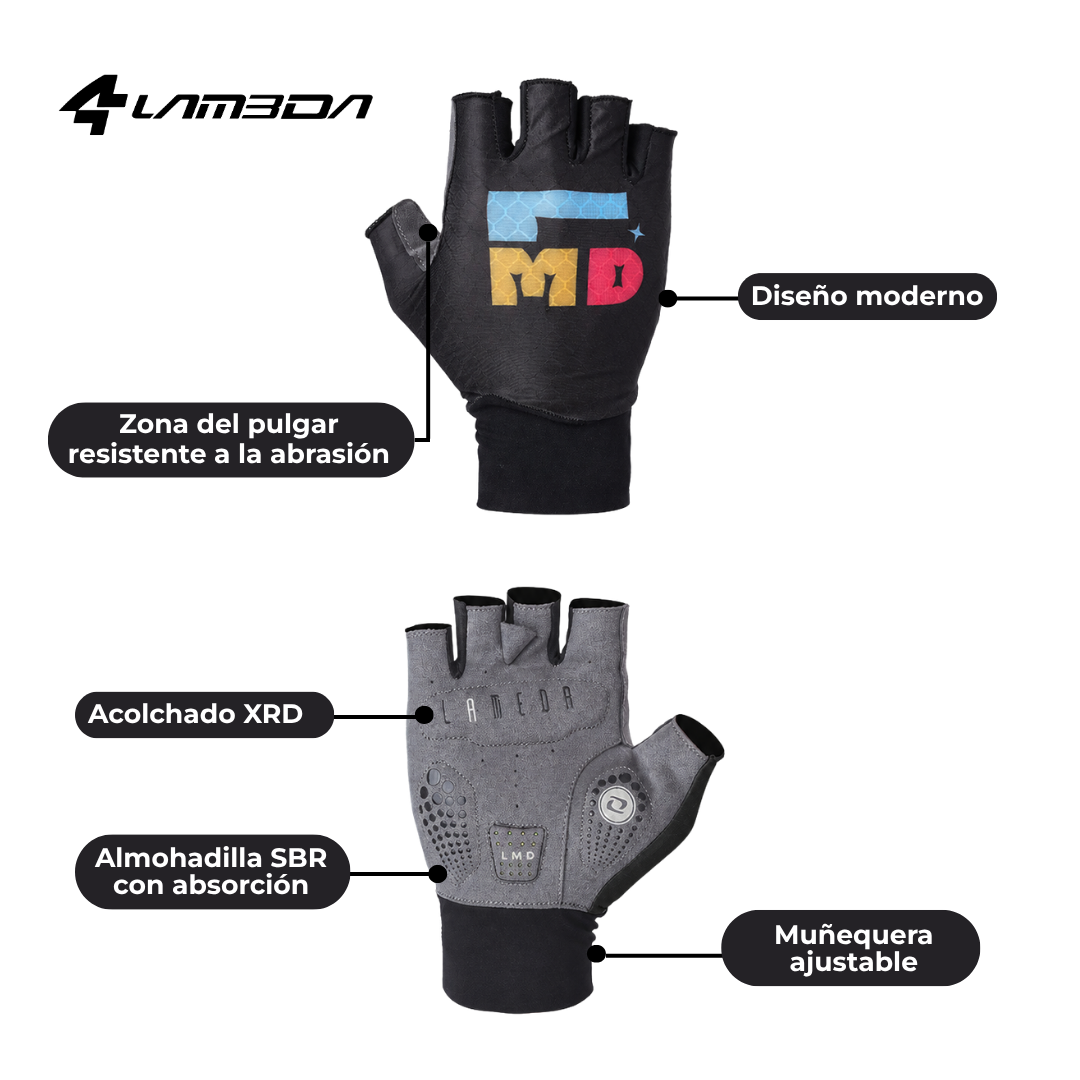 Guantes cortos de ciclismo 2046 LAMEDA