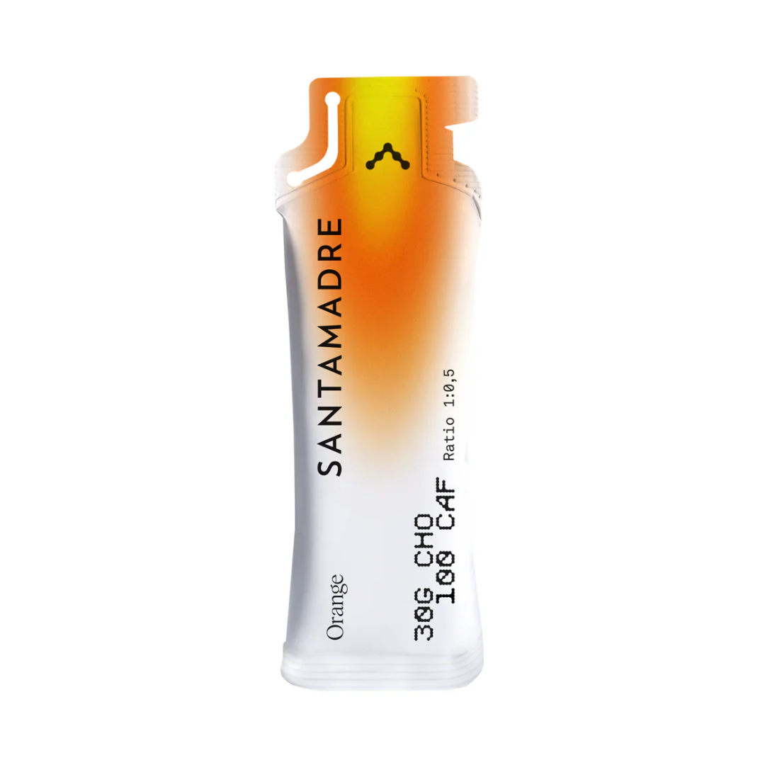 Gel Energético, Orange 30CHO 100 CAF, Santa Madre