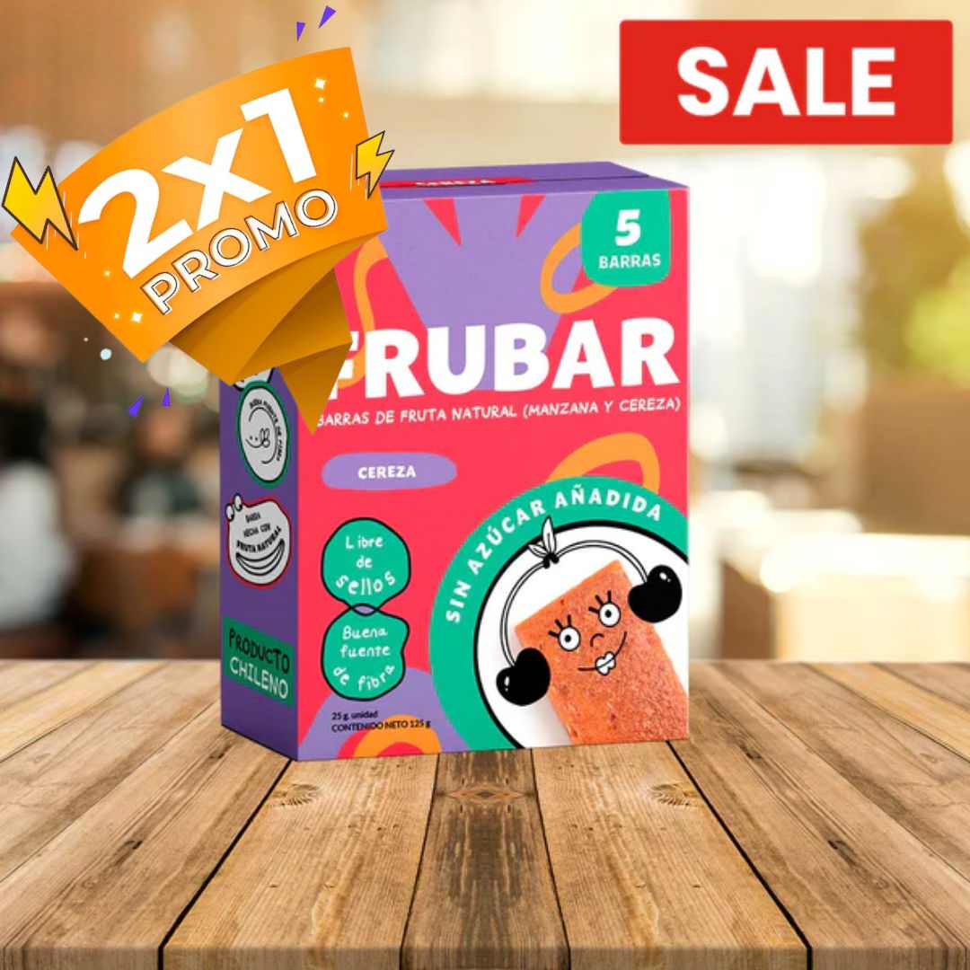 Wild Frubar Barra de Fruta Cereza 5 Unidades