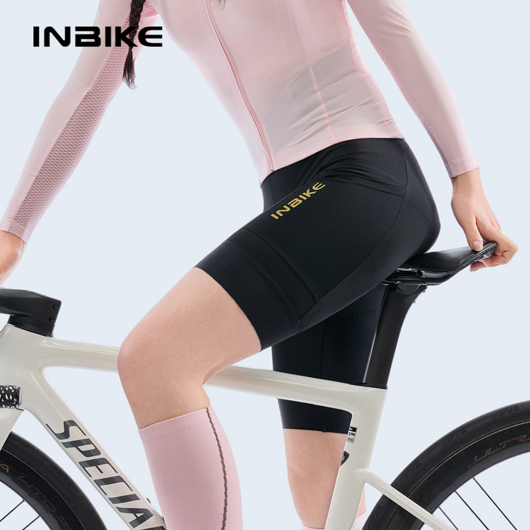 Calza Corta con Tirantes C881 Inbike Mujer
