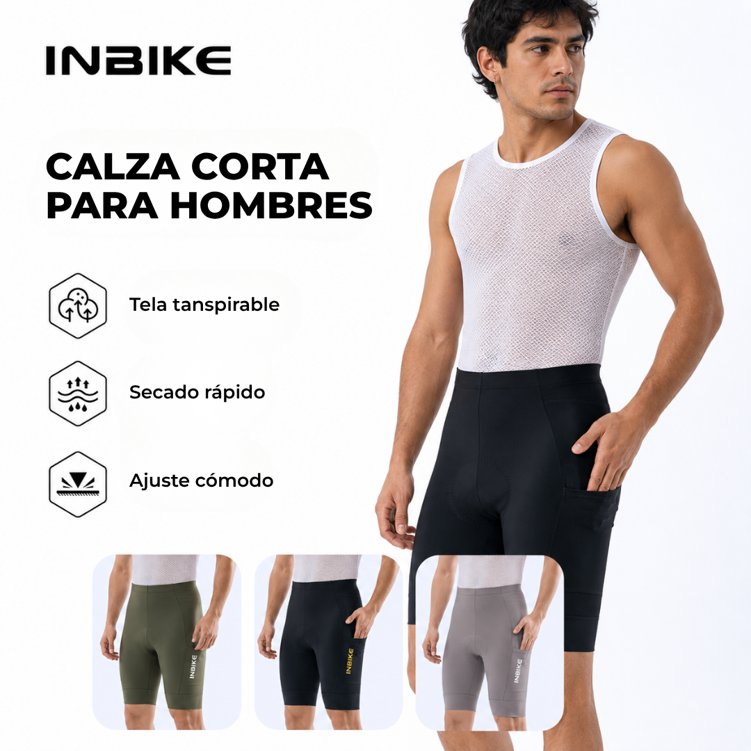 Calza Corta con Tirantes C883 Inbike