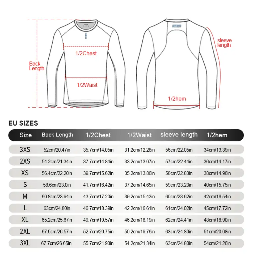 Primera capa manga larga X009 Base Layer inbike