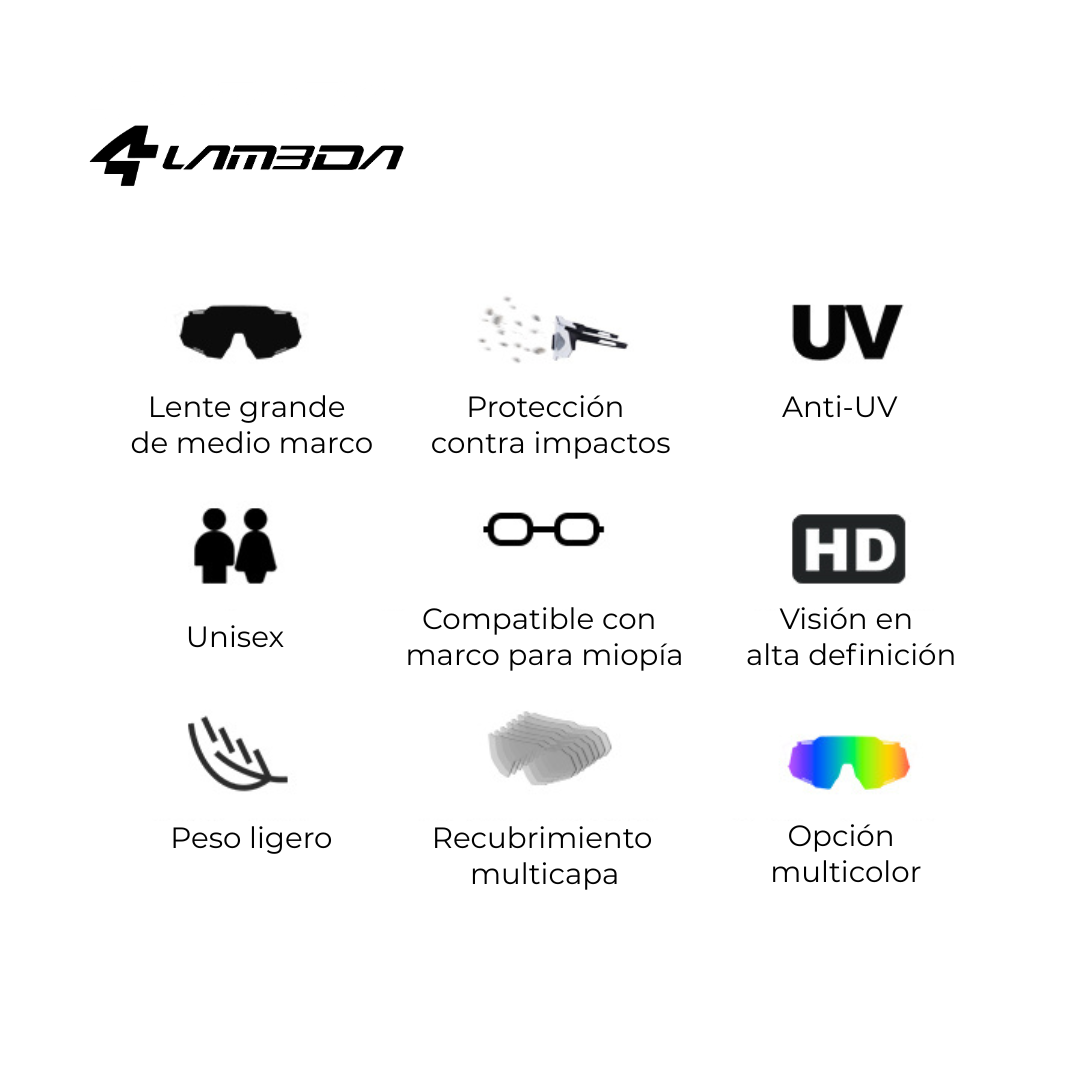 Lentes Fotocromáticos LS-350 Lameda