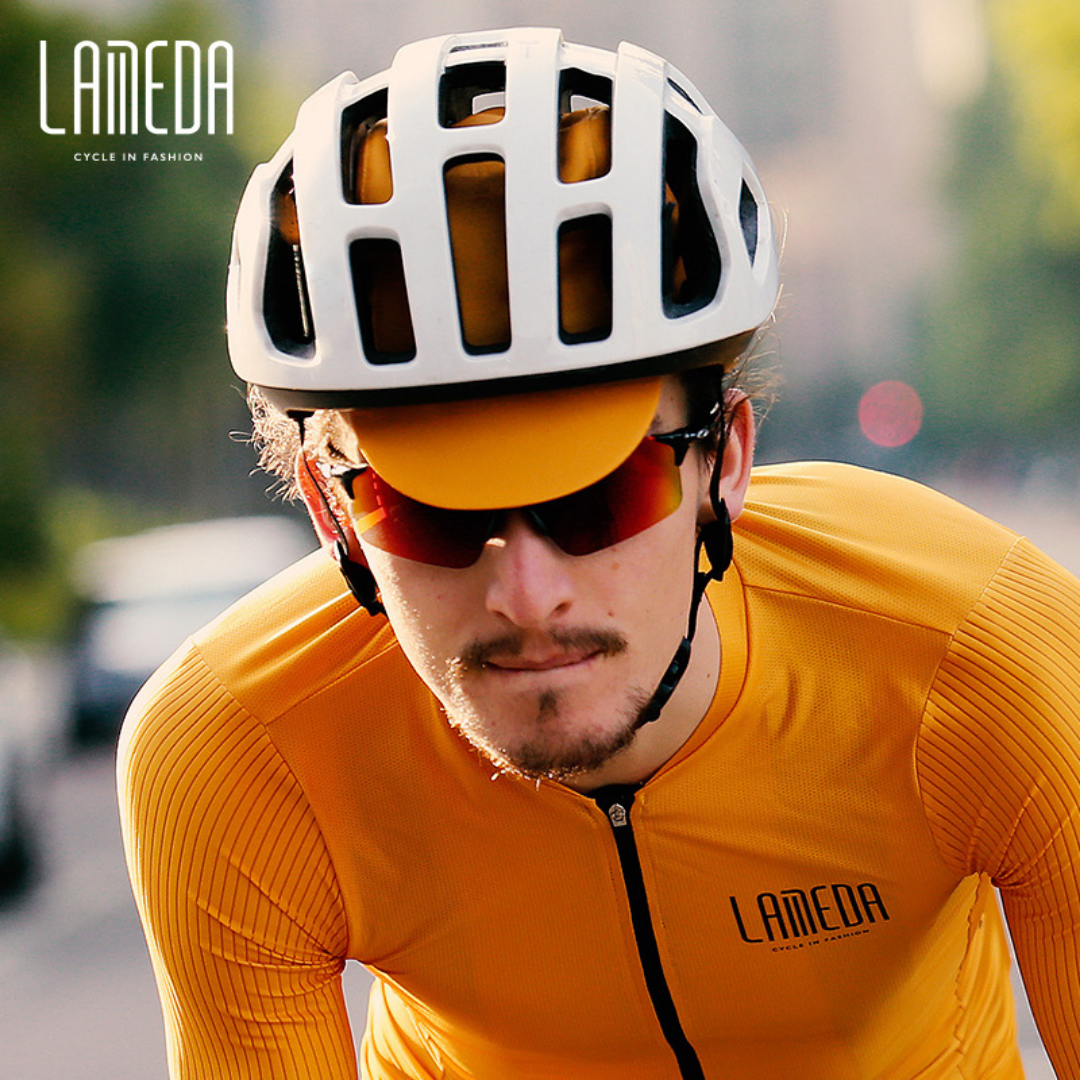Cap Ciclismo yellow Lameda