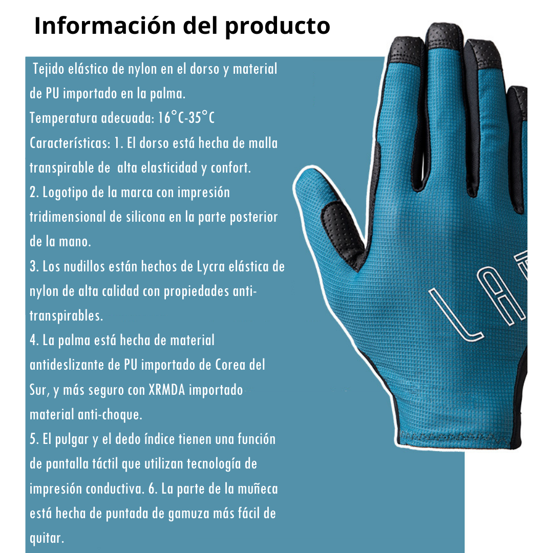 Guantes Largos 6099 Blue Lameda