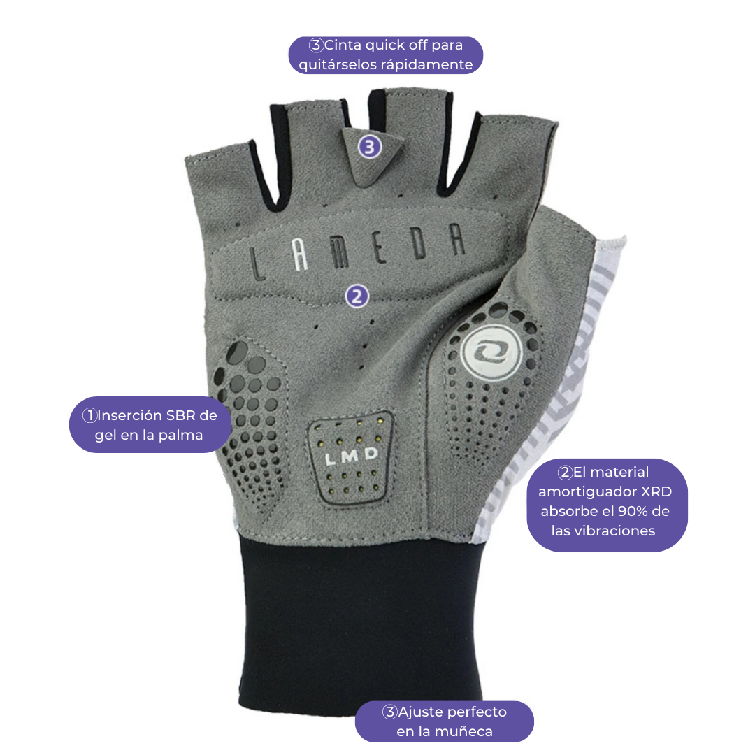 Guantes ciclismo cortos 2089 LAMEDA